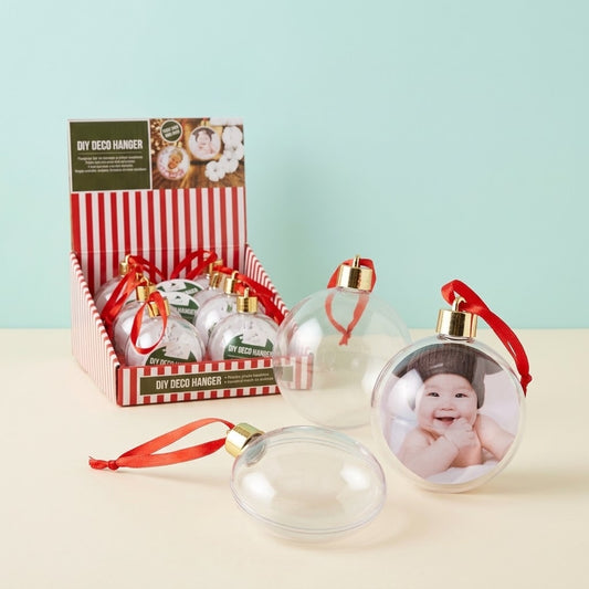 Personalisable Christmas Bauble Photo Ornament - studio photo