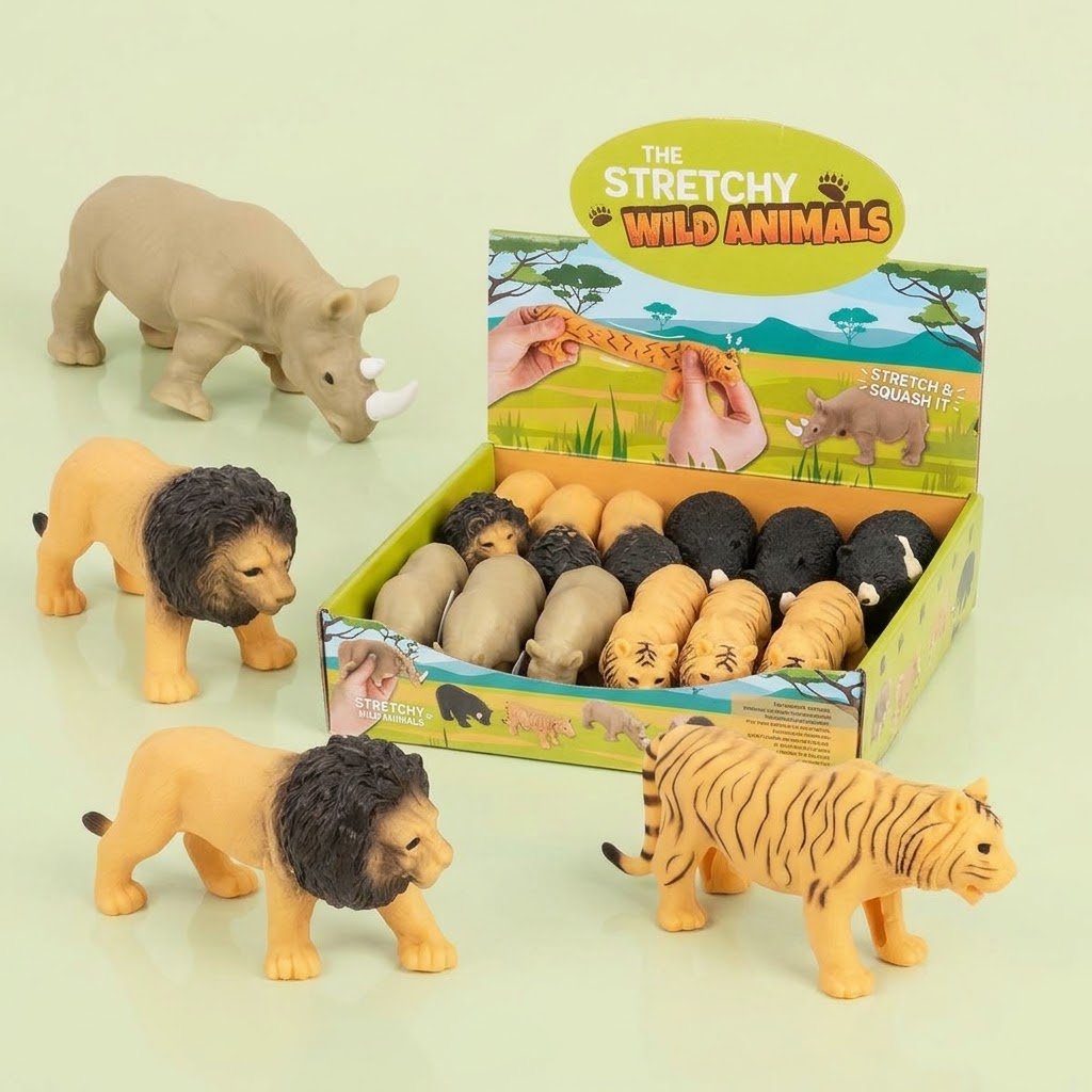 Stretchy Sand Jungle Animal Stress Toy