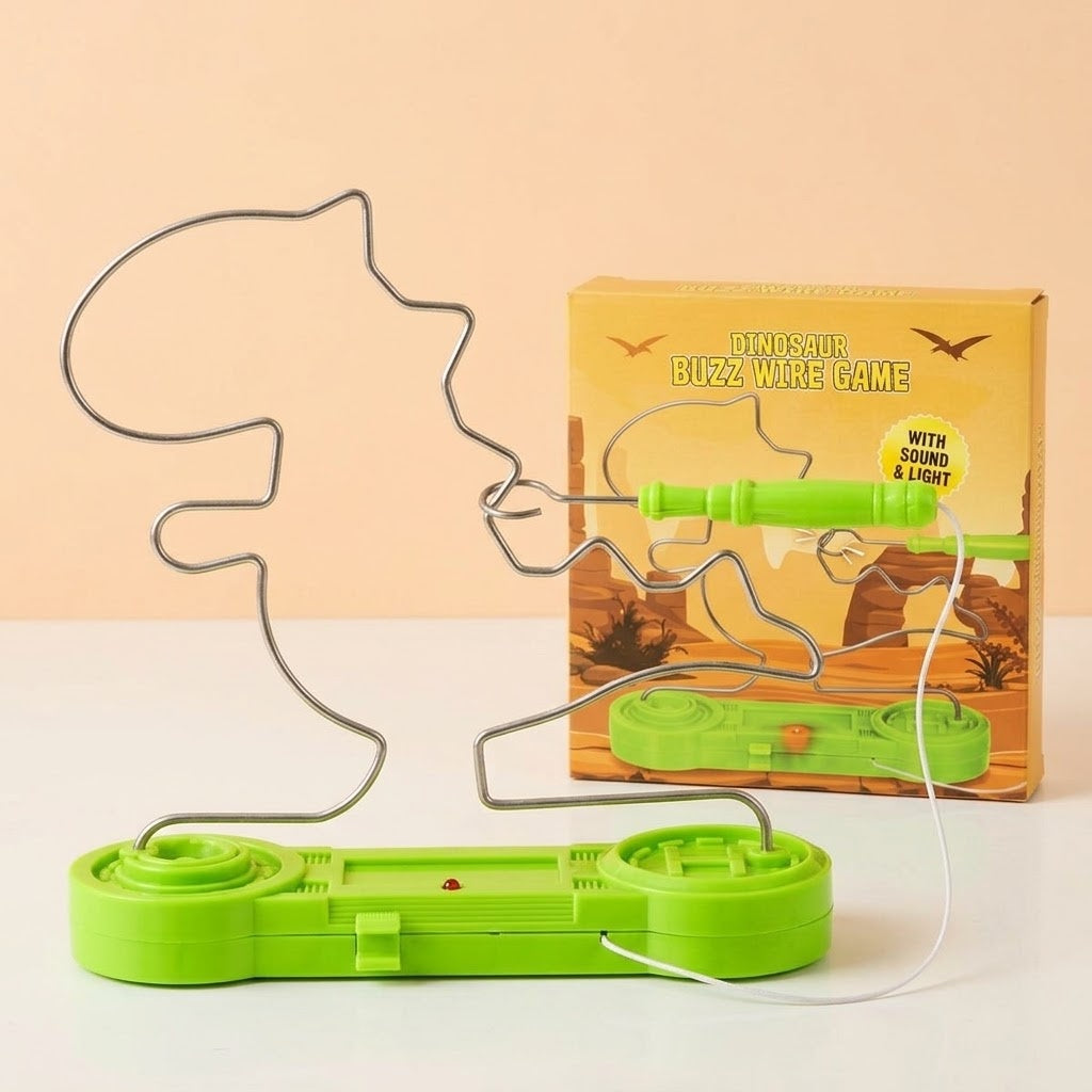 Dinosaur Buzz Wire Game with Lights and Sound - studio photo