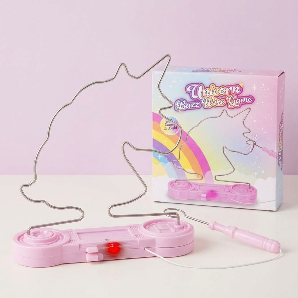 Unicorn Buzz Wire Game with Lights and Sound - studio photo