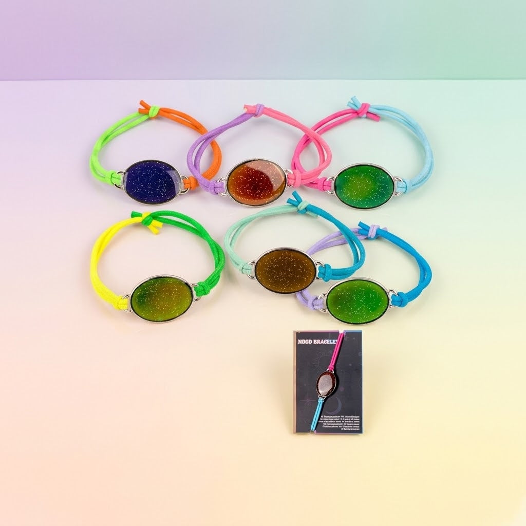 Colour Changing Mood Bracelet for Kids - studio photo