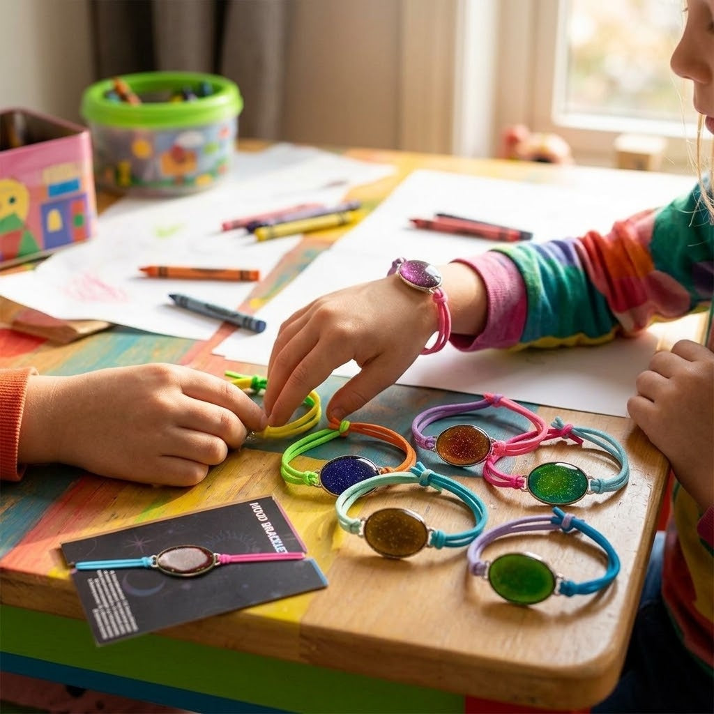 Colour Changing Mood Bracelet for Kids - lifestyle photo