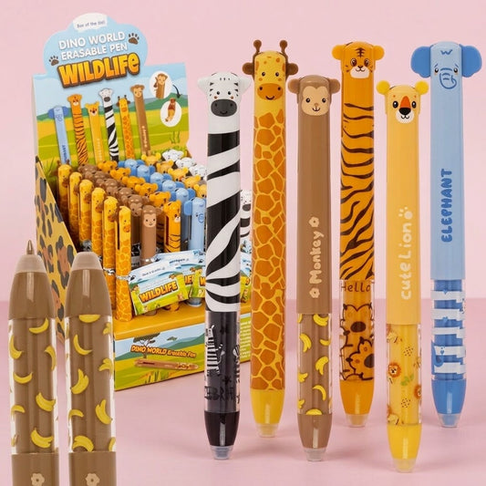 Jungle Animals Double-Tip Erasable Gel Pen - studio photo