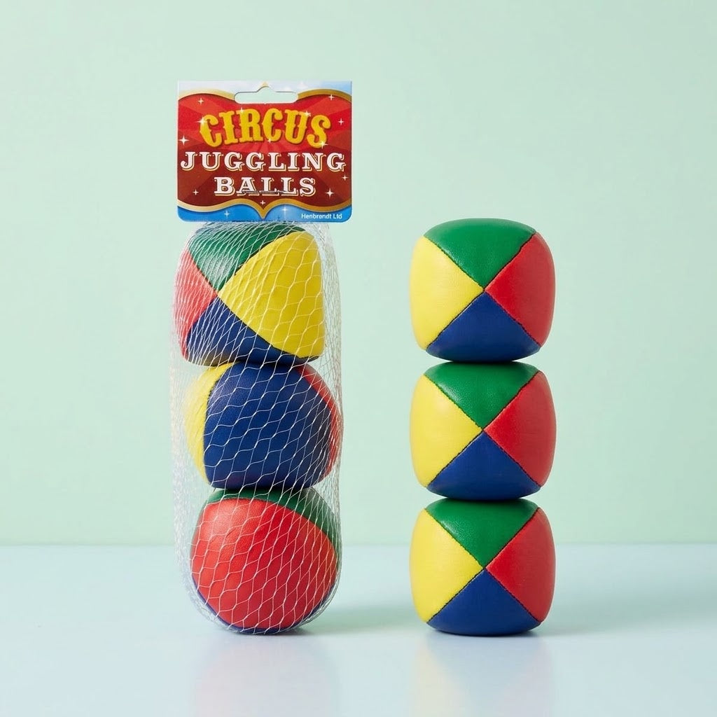 Juggling Balls Set of 3 Sand Filled 5.5 cm - studio photo