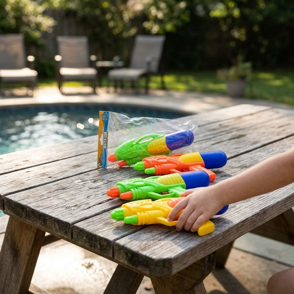 Water Gun 27 cm Summer Water Blaster Toy - lifestyle photo