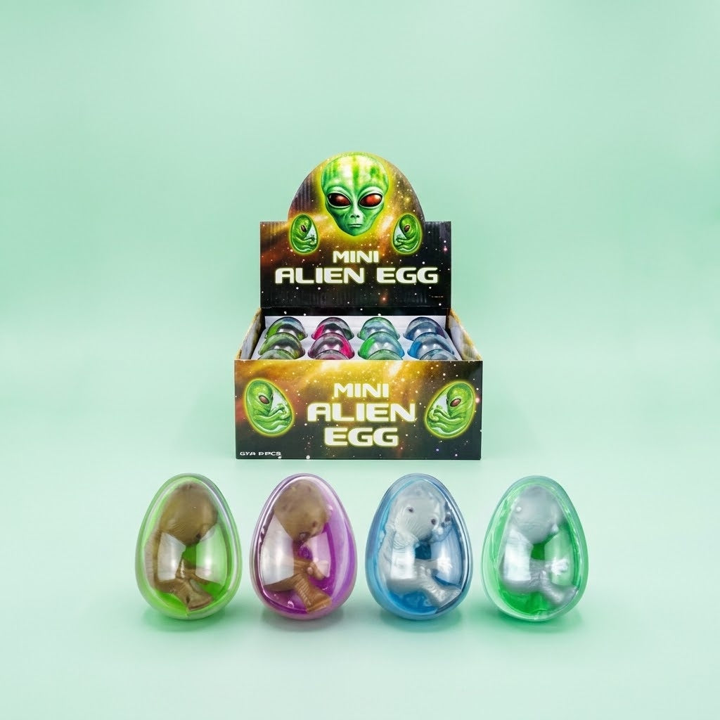 Alien Slime Egg 6 cm Slime Toy Party Favour - studio photo
