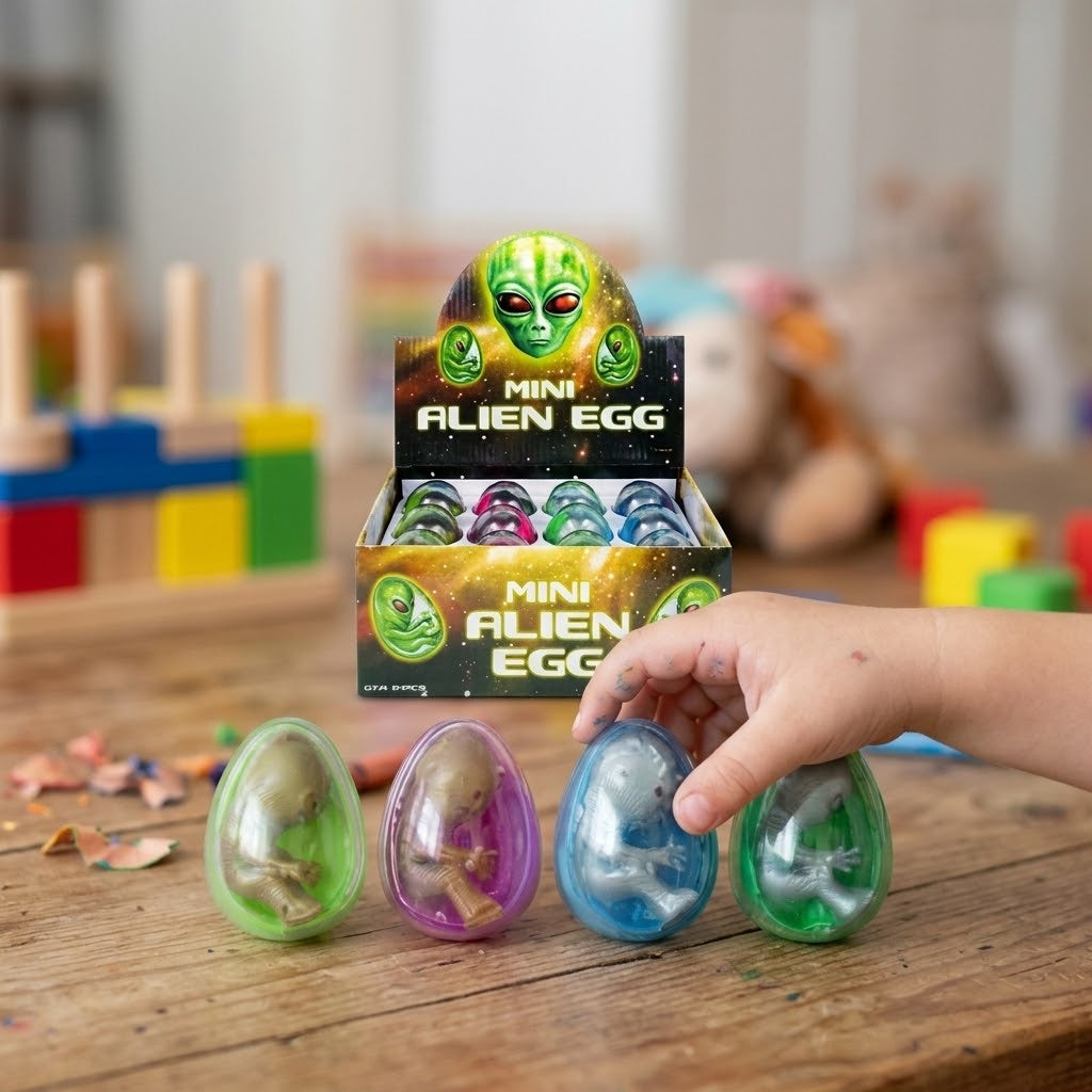 Alien Slime Egg 6 cm Slime Toy Party Favour - lifestyle photo