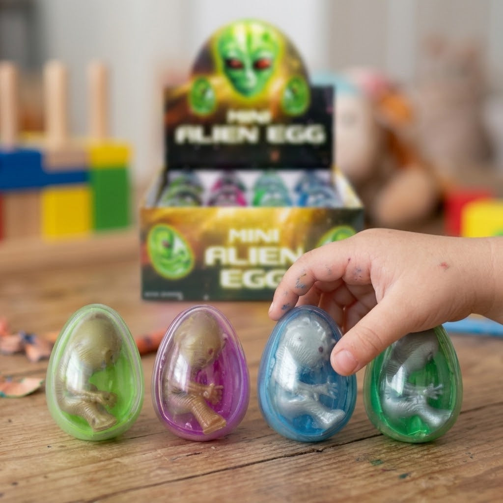 Alien Slime Egg 6 cm Slime Toy Party Favour - close-up