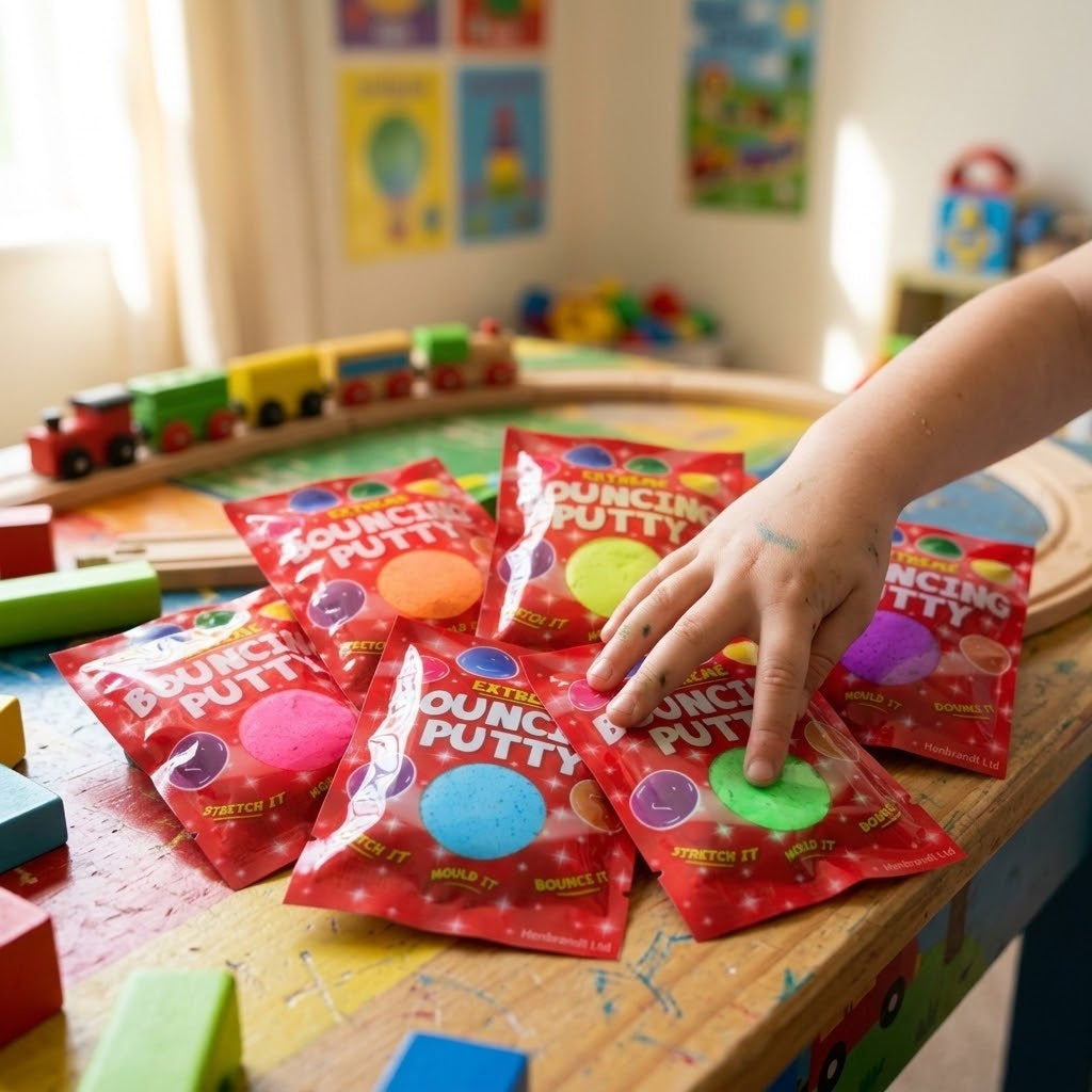 Bouncing Putty 5 g Pouch Mouldable Bouncy Putty - lifestyle photo
