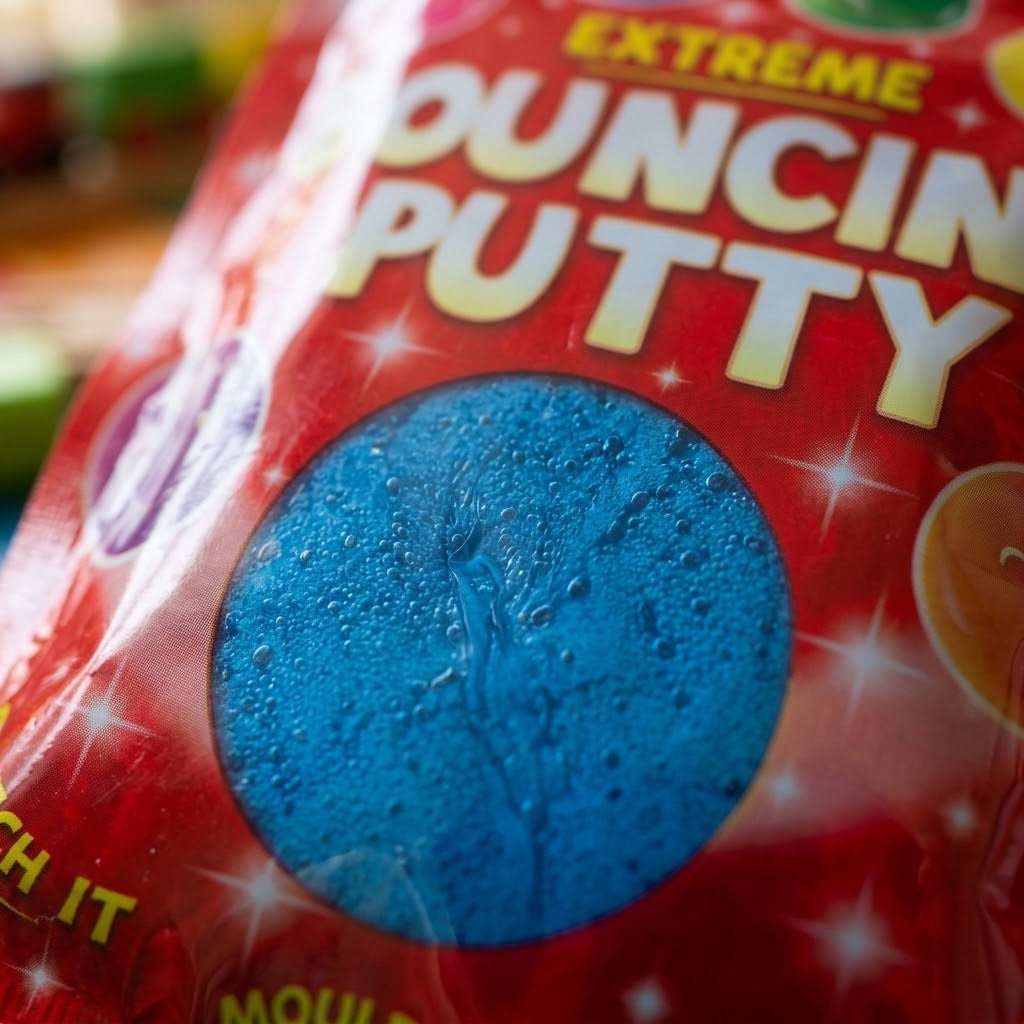 Bouncing Putty 5 g Pouch Mouldable Bouncy Putty - close-up