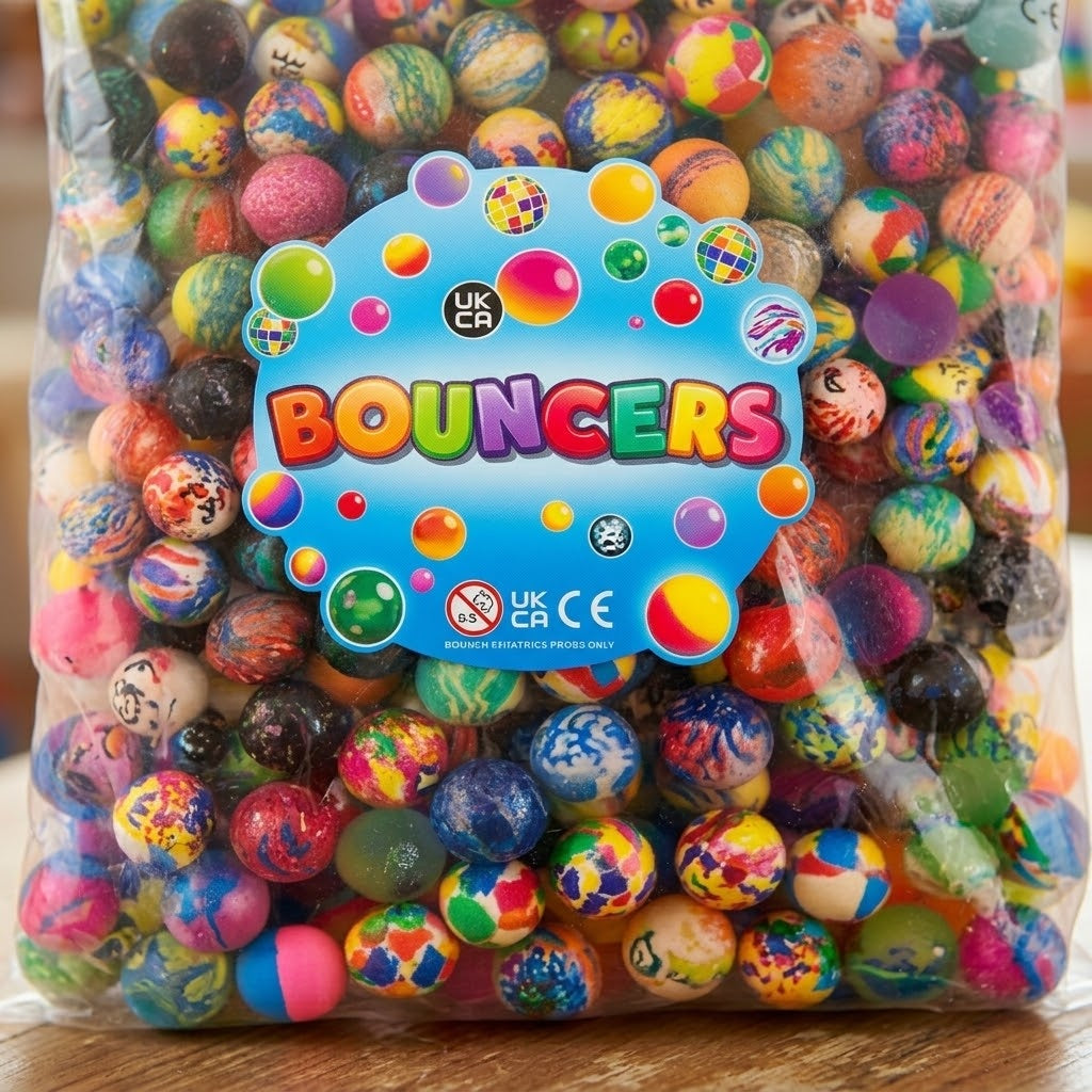 Mini Bouncy Ball Super Ball Vending Toy 25 mm - close-up