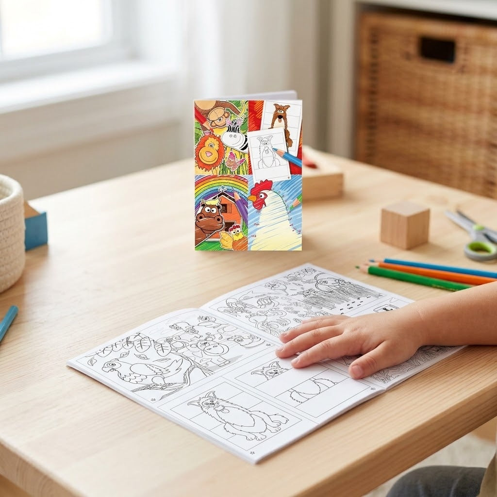 Colouring and Activity Book 16 Pages - lifestyle photo