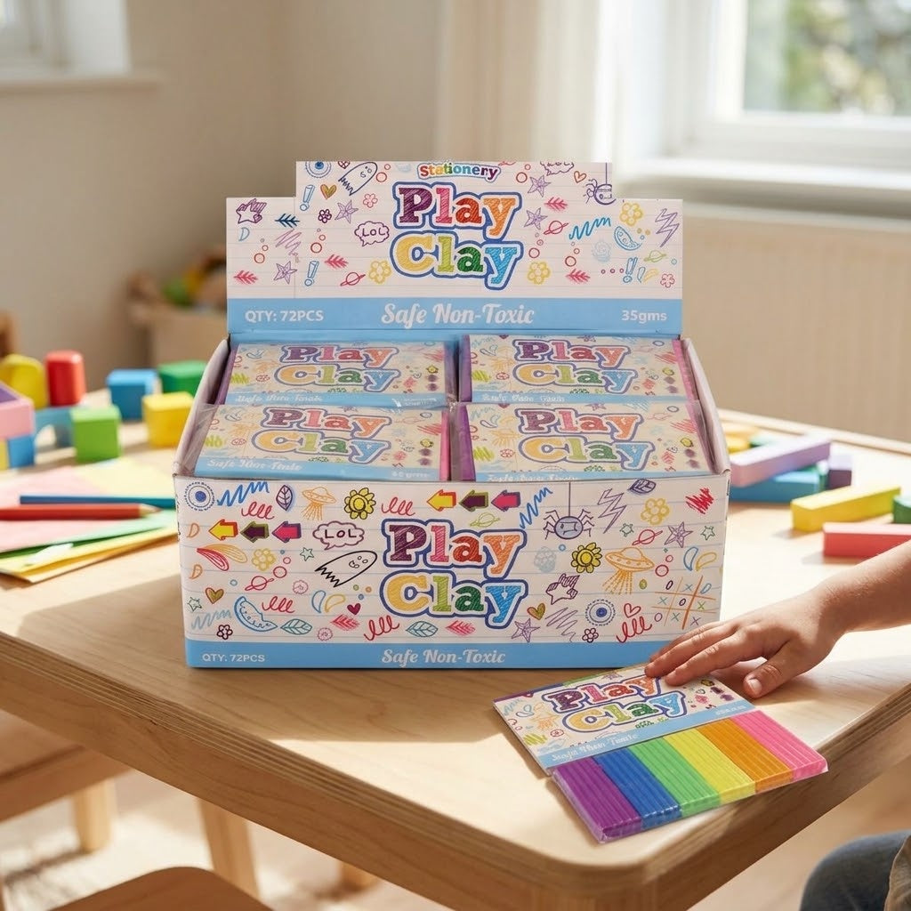 Modelling Dough 6 Colours 35 g Play Dough Set - lifestyle photo
