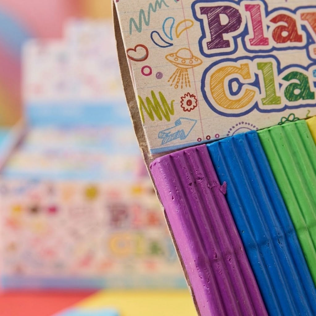 Modelling Dough 6 Colours 35 g Play Dough Set - close-up