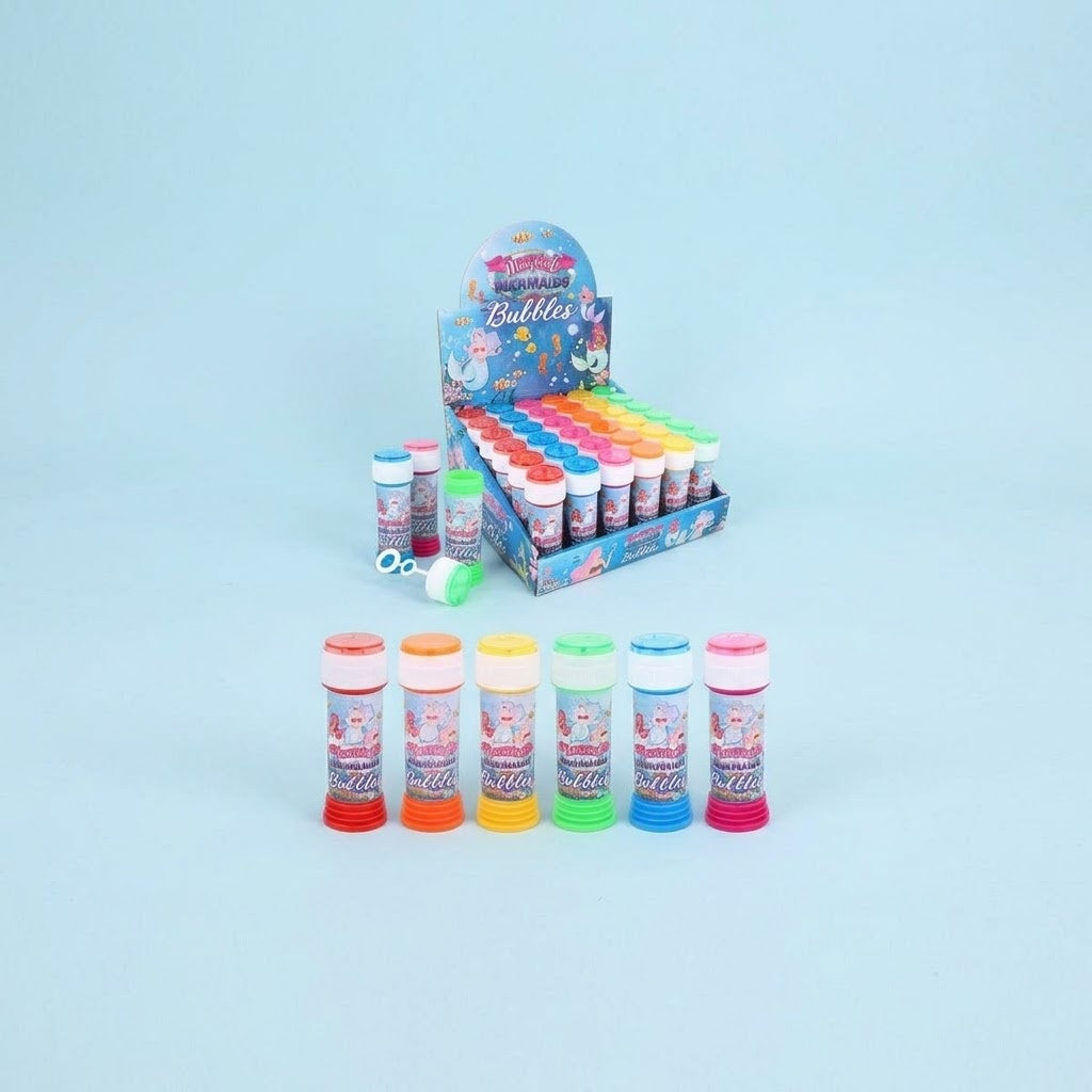 Mermaid Bubbles Tube 50 ml Party Favour - studio photo