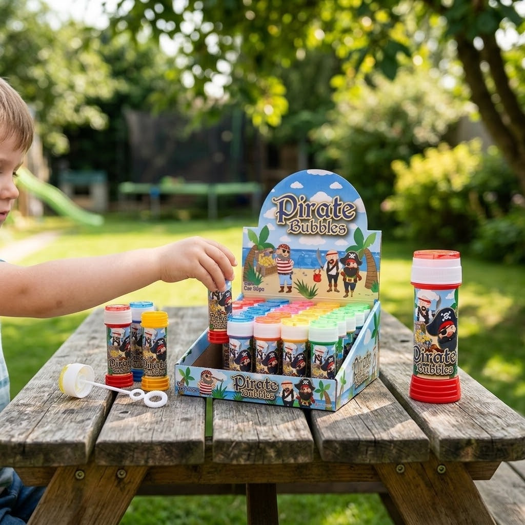 Pirate Bubbles Tube 50 ml Party Favour - lifestyle photo
