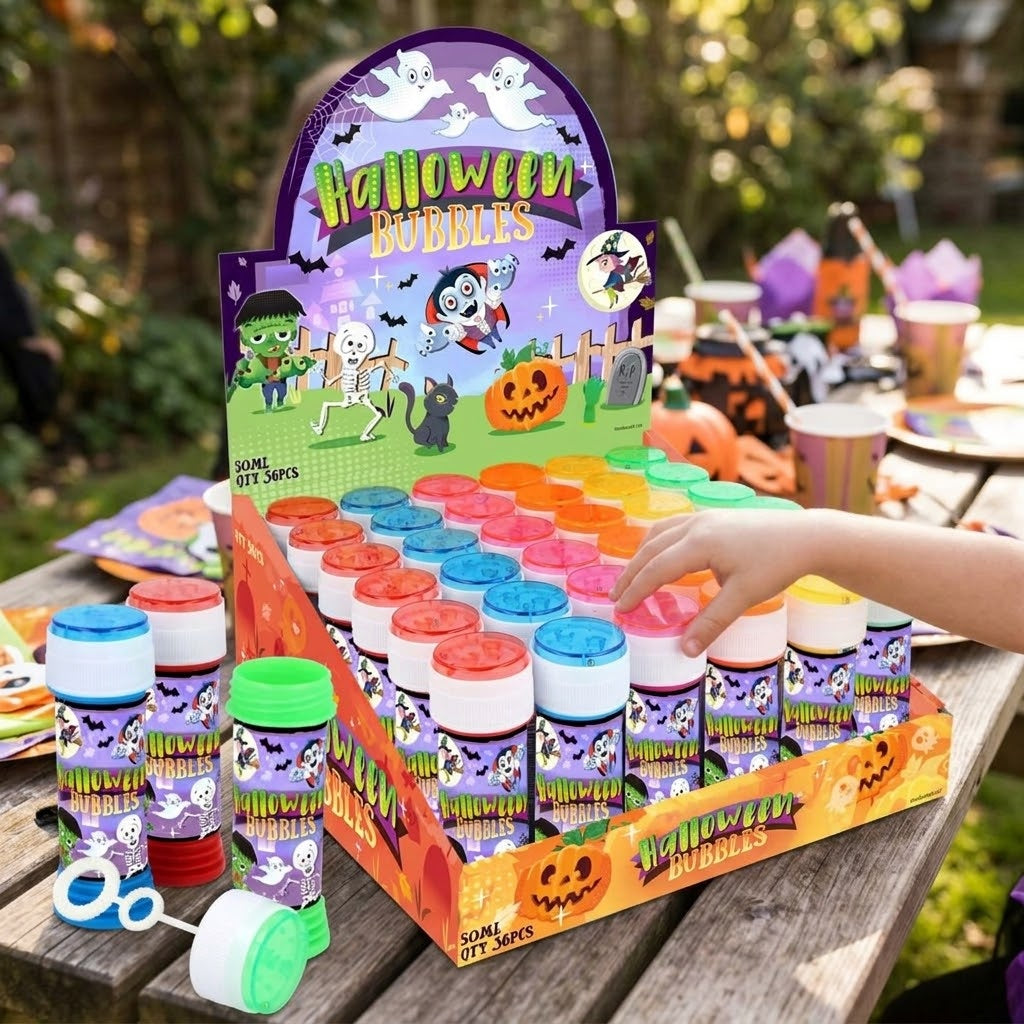 Halloween Soap Bubbles 50 ml Tube with Maze Cap 11 cm - lifestyle photo