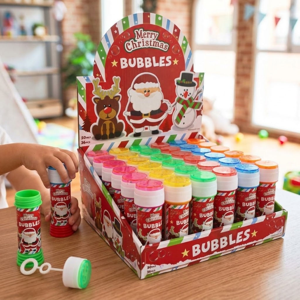 Christmas Soap Bubbles 50 ml Tube with Maze Cap 11 cm - lifestyle photo