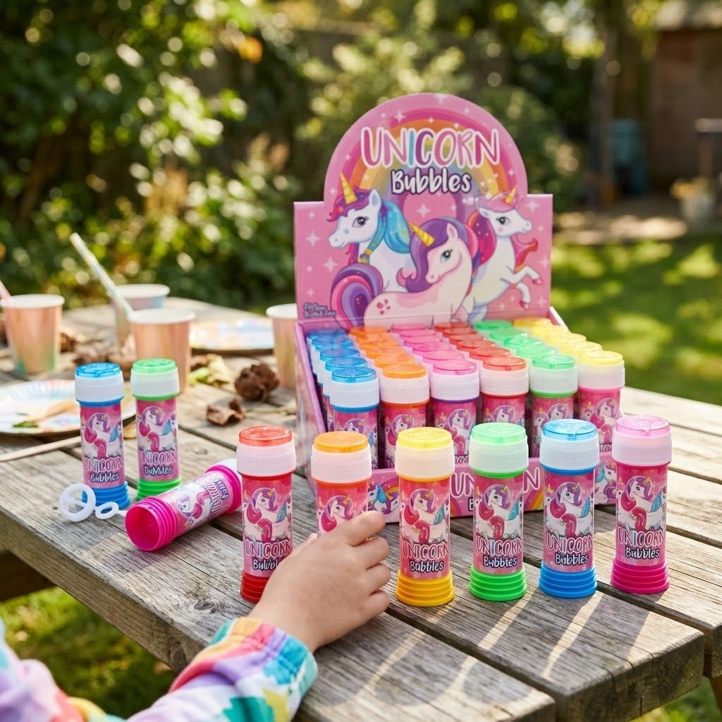 Unicorn Bubbles Tube 50 ml Party Favour - lifestyle photo