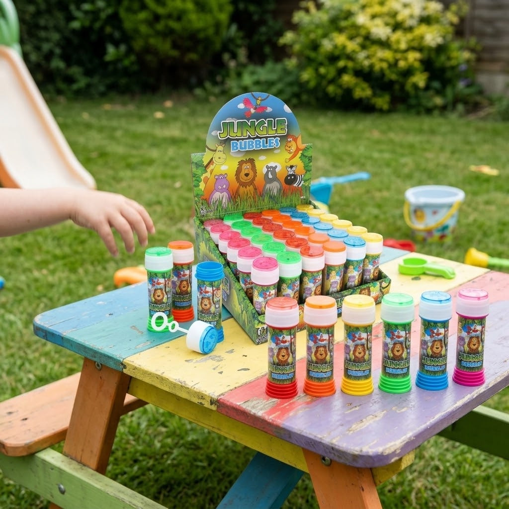 Jungle Animals Bubbles Tube 50 ml Party Favour - lifestyle photo