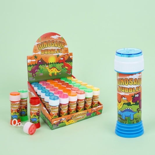 Dinosaur Bubbles Tube 50 ml Party Favour - studio photo