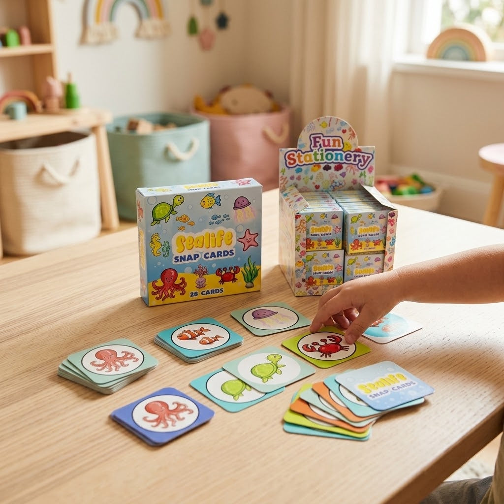 Ocean Memory Game 28 Cards Mini Matching Pairs - lifestyle photo