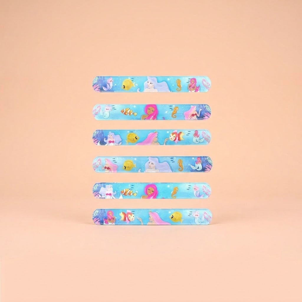 Mermaid Slap Bracelet 22 cm Snap Wristband - studio photo