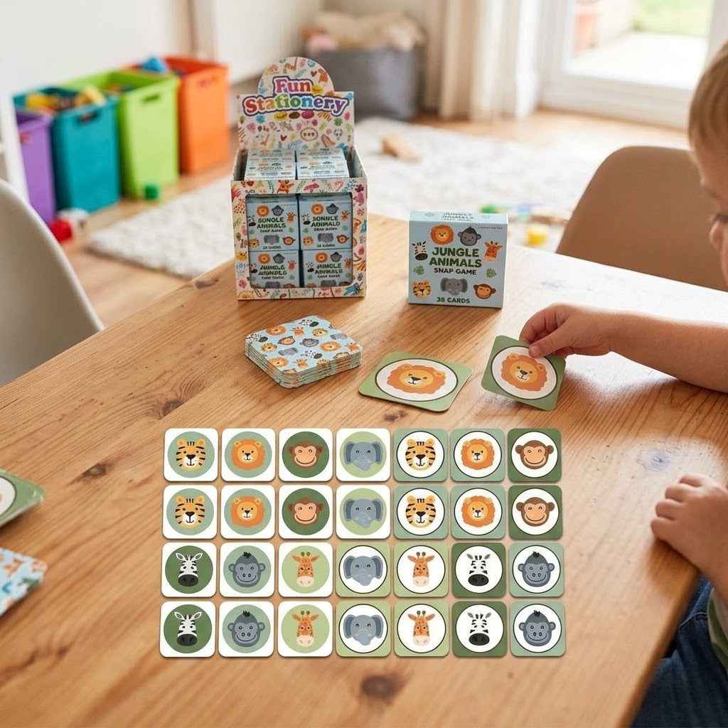 Mini Jungle Animals Memory Game 28 Cards - lifestyle photo