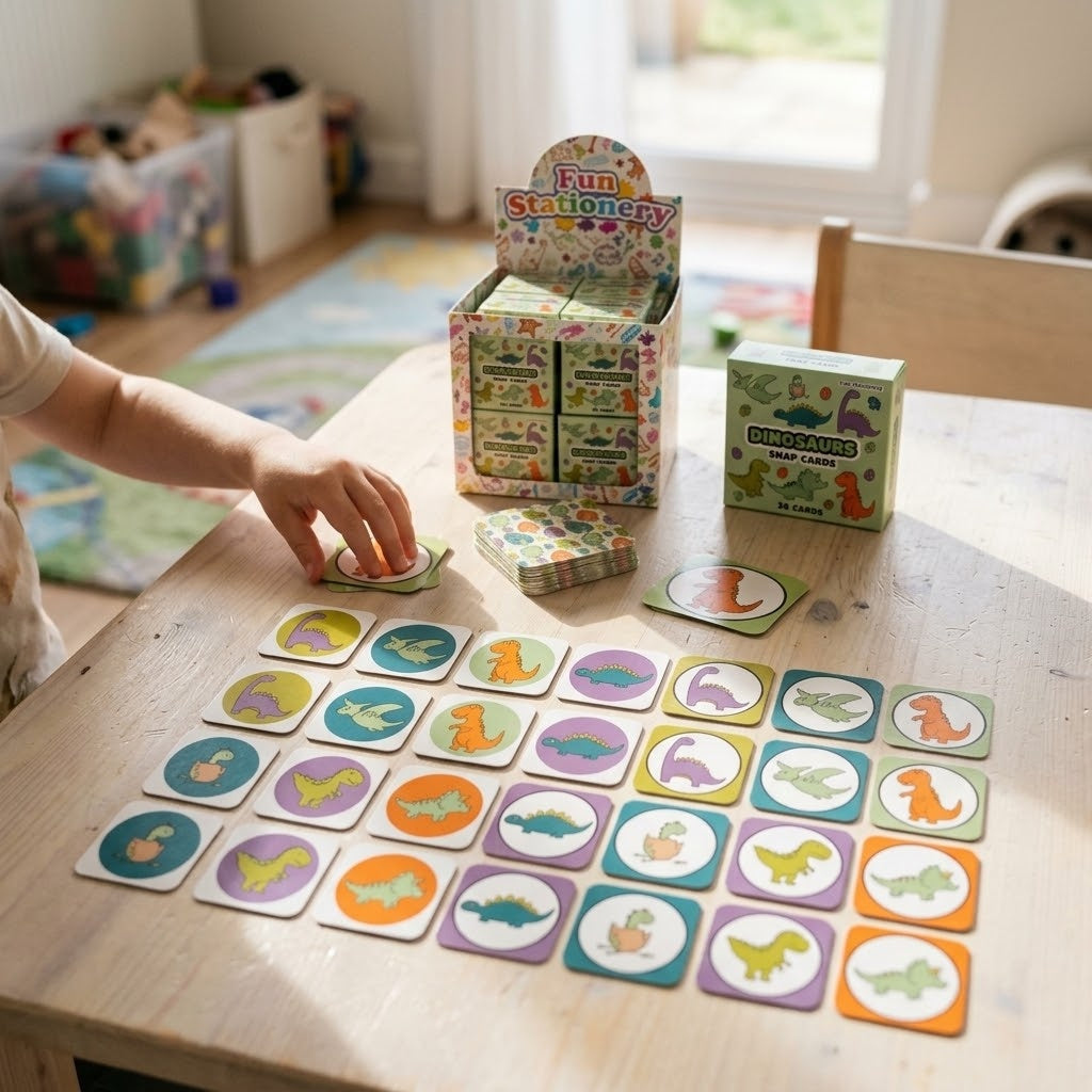 Mini Dinosaur Memory Game 28 Cards Party Favour - lifestyle photo
