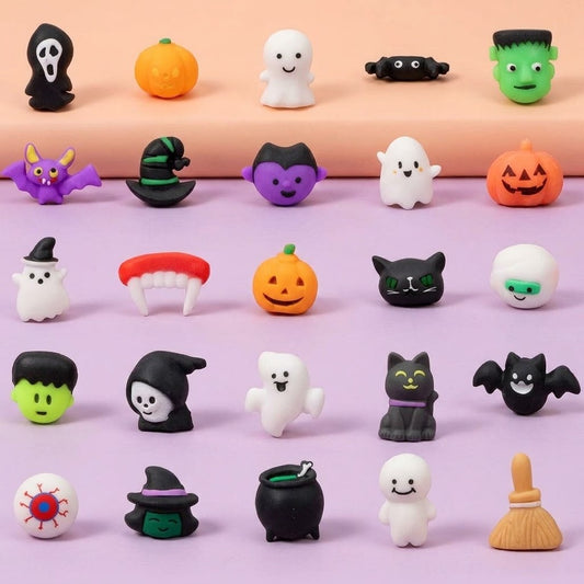Halloween Sticky Squishy Toys Tub of 25 - studio photo