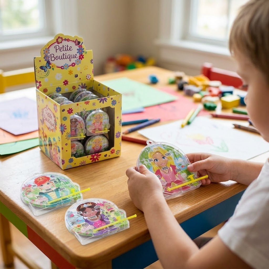 Princess Mini Pinball Game 5.5 cm Party Favour - lifestyle photo
