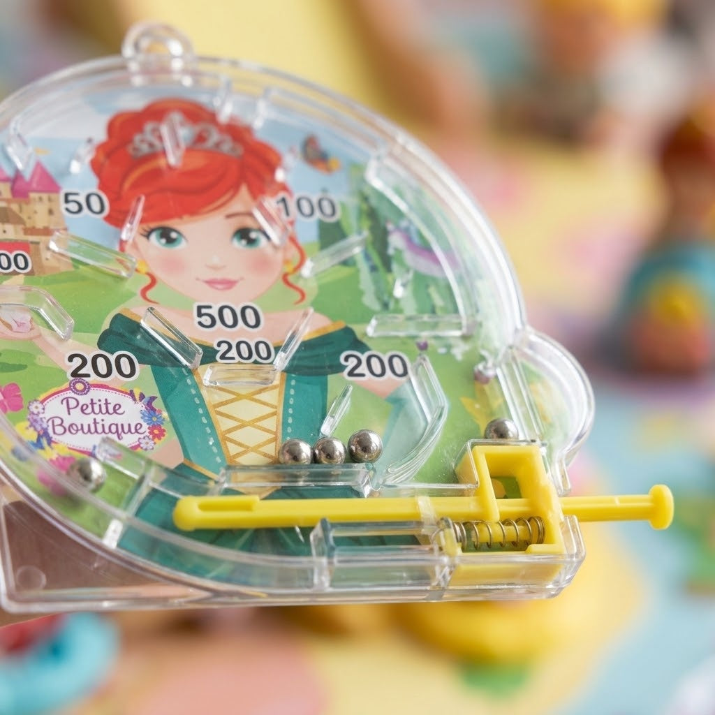 Princess Mini Pinball Game 5.5 cm Party Favour - close-up