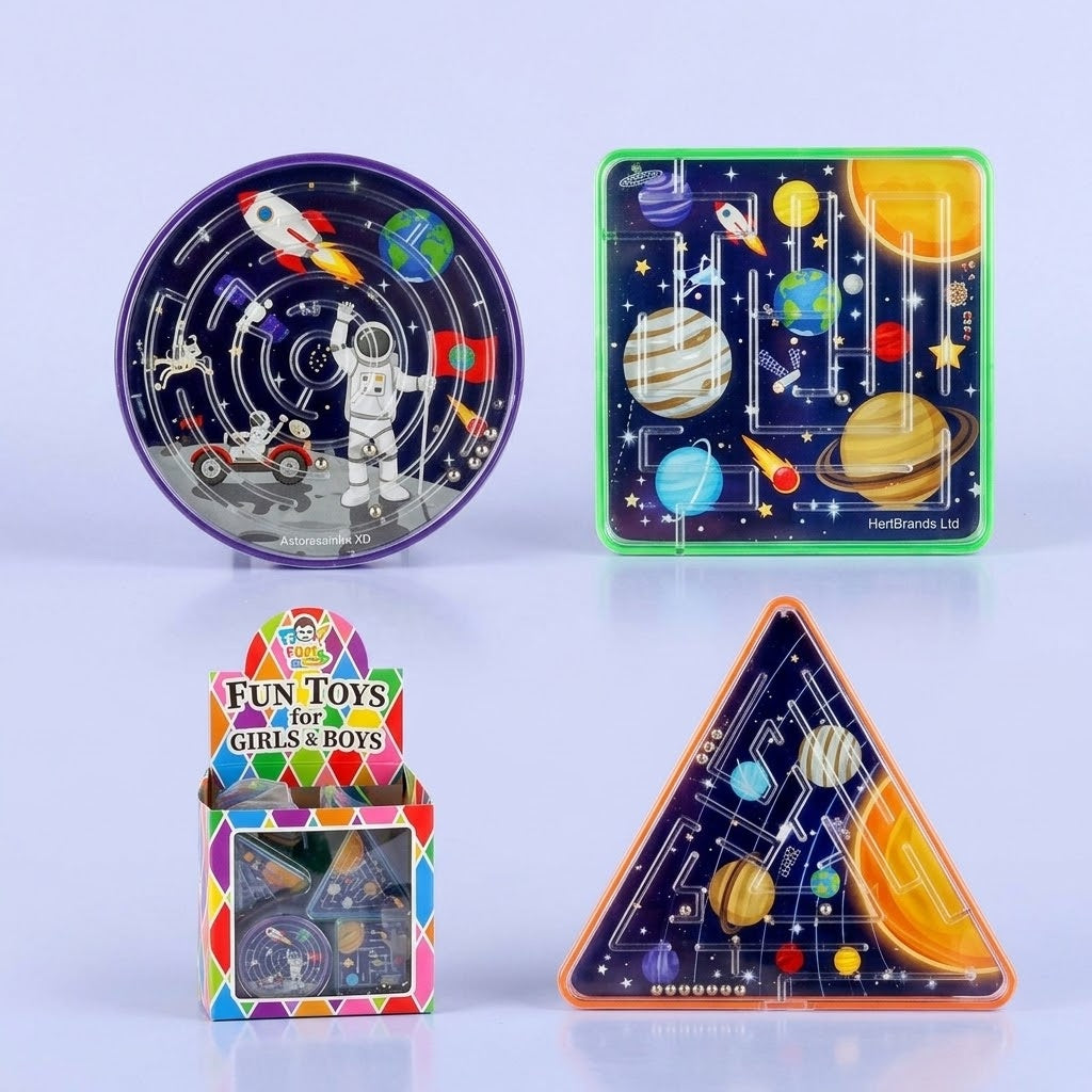 Space Maze Puzzle Game Mini Ball Labyrinth - studio photo