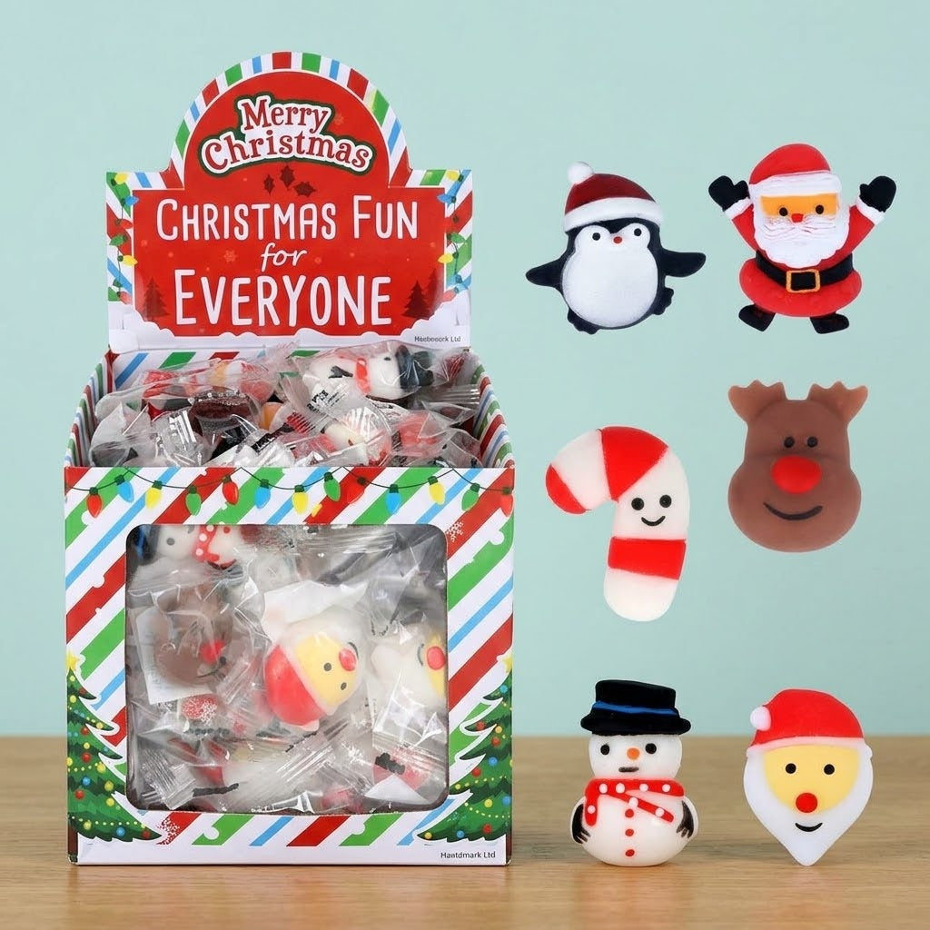Christmas Sticky Squishy Figures 5 cm - studio photo