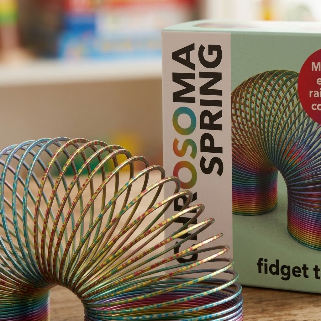 Metallic Effect Magic Spring Toy 15 cm - close-up