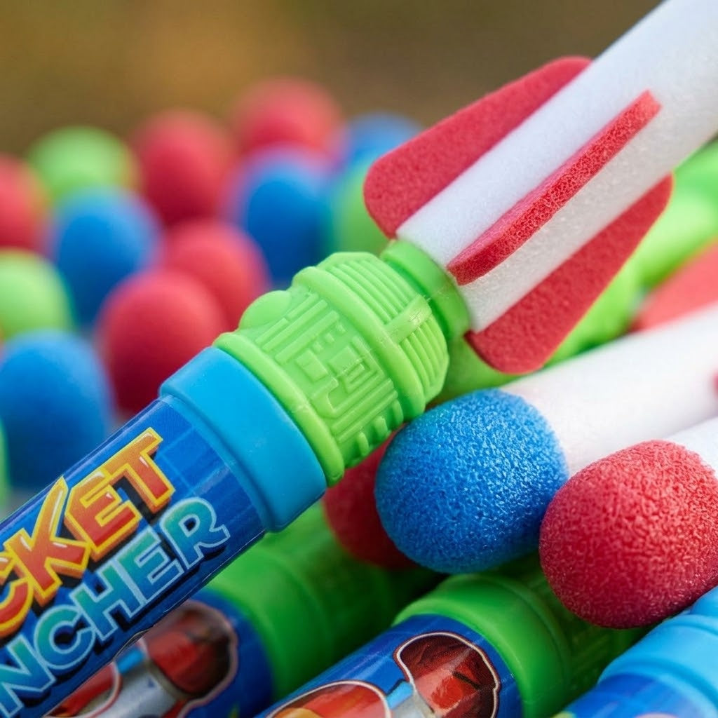 Foam Rocket Launcher Toy 16.5 cm Rocket - close-up