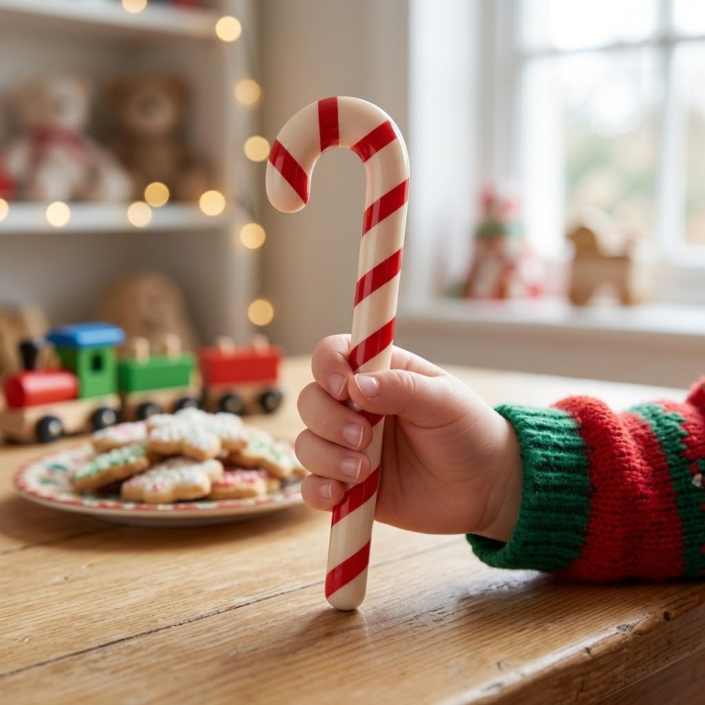 Inflatable Candy Cane 90 cm Christmas Decoration - lifestyle photo