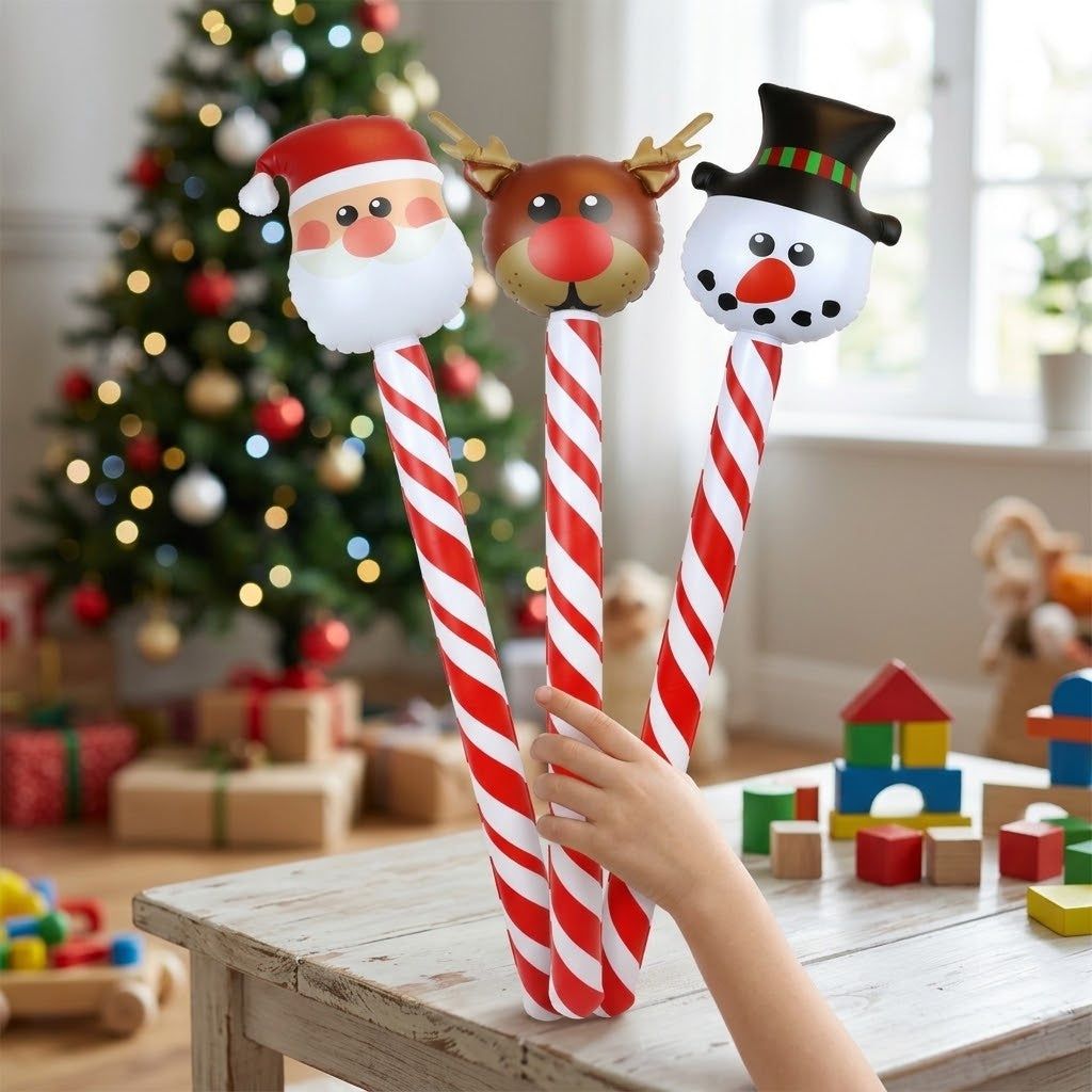Inflatable Christmas Character Stick 118 cm - lifestyle photo