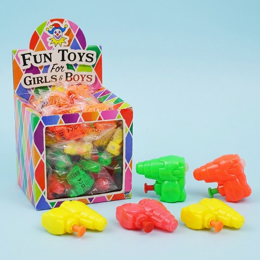 Mini Water Gun 5 cm with Tank Party Bag Filler - studio photo
