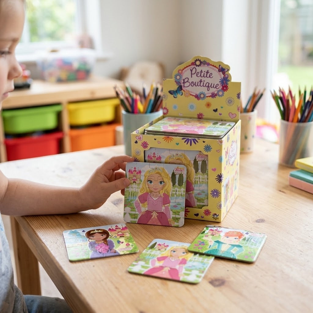 Princess Mini Jigsaw Puzzle 25 Pieces 13 x 12 cm - lifestyle photo
