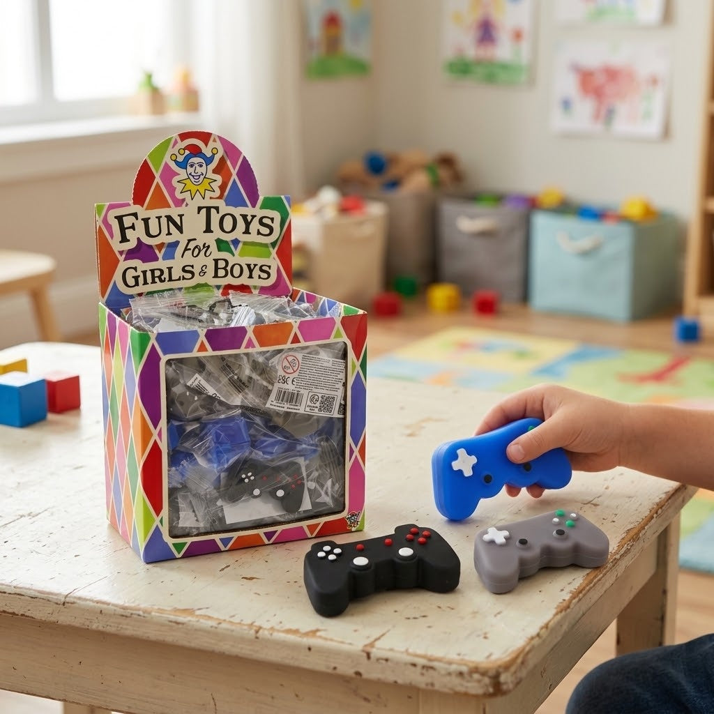 Sticky Game Controller 4 cm Mini Stretchy Toy - lifestyle photo