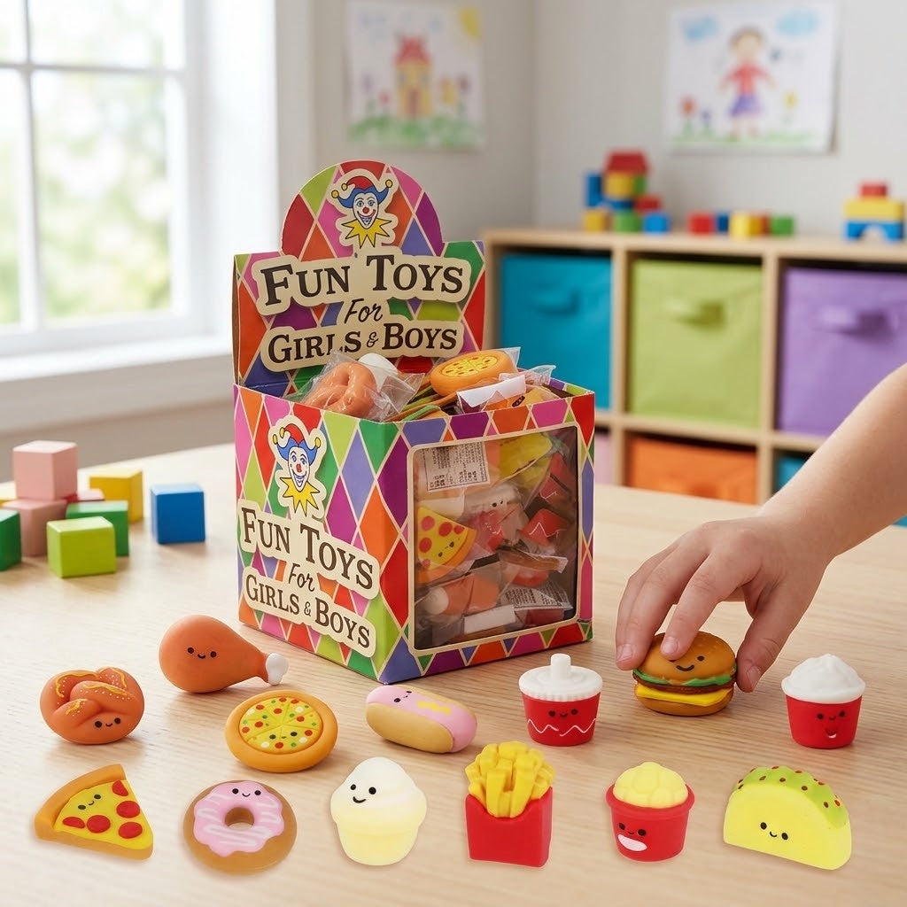Fast Food Sticky Squishy Toys – Kawaii 4 cm - lifestyle photo