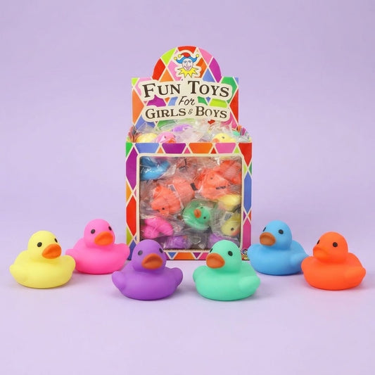 Sticky Squishy Duck 3.5 cm Mini Squeeze Toy - studio photo