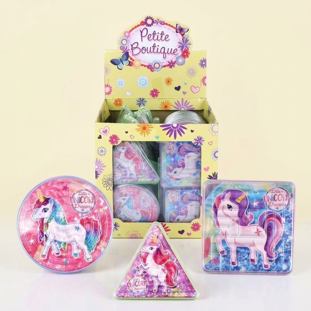 Unicorn Maze Puzzle Dexterity Game 3 Shapes - studio photo