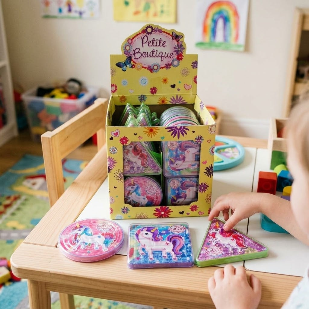 Unicorn Maze Puzzle Dexterity Game 3 Shapes - lifestyle photo