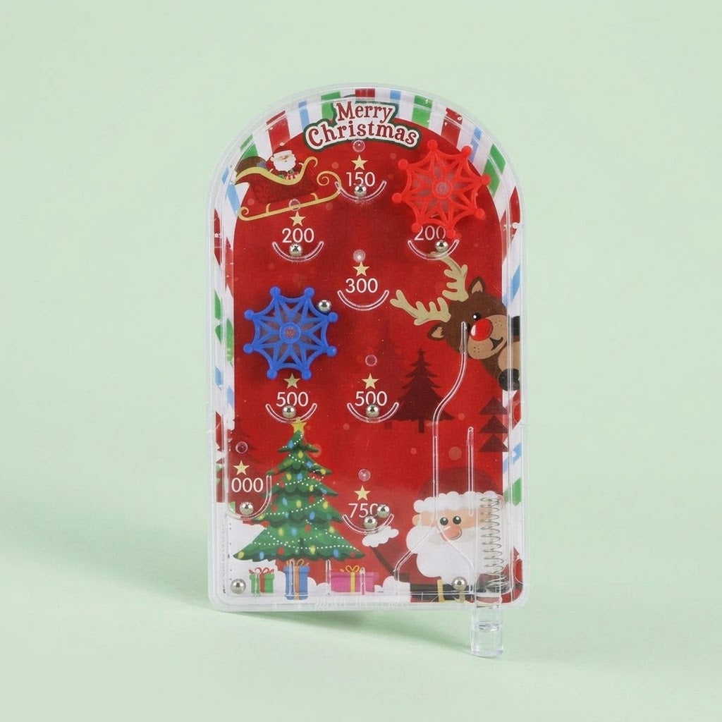 Christmas Handheld Pinball Game 12.5 x 8.5 cm - studio photo