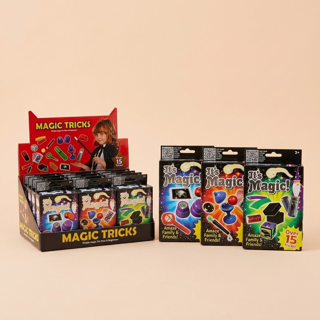 Magic Tricks Box Set 15 Tricks with Video Guide - studio photo