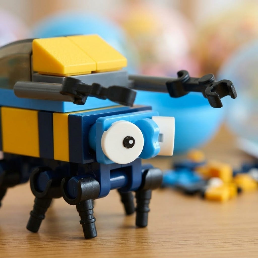 Insect Compatible Building Bricks Capsule Mega Scorpion - close-up