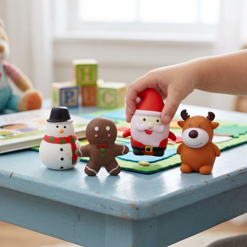 Christmas Squeeze Stress Figure 8 cm - lifestyle photo