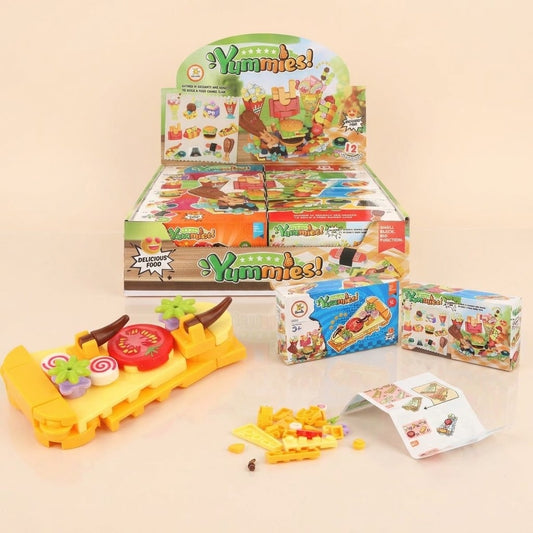Fast Food Compatible Building Bricks Mini Set - studio photo